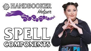 Handbooker Helper Spell Components [upl. by Anaidni650]