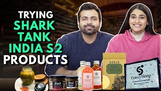 Trying SHARK TANK INDIA Season 2 Products  The Urban Guide [upl. by Kunin]