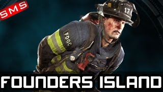 Batman Arkham Knight ALL 6 FIREFIGHTER LOCATIONS FOUNDERS ISLAND [upl. by Frodin]