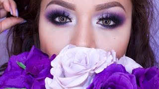 Tutorial De Maquillaje Morado Romantico  JuanCarlos960 [upl. by Dow]