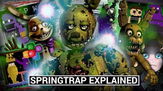 FNAF Animatronics Explained  SPRINGTRAP Five Nights at Freddys Facts [upl. by Illa]