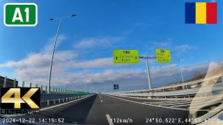 Pitesti  Curtea de Argeș via Autostrada A1 DN7C E81 [upl. by Athenian]