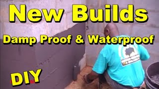 How to Damp Proof and Waterproof the Foundation [upl. by Benildas]