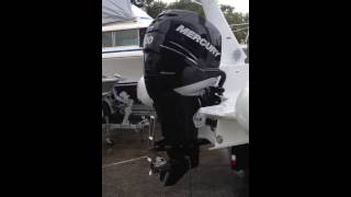 Mercury 300 Verado 4 Stroke Start Up on Trailer [upl. by Koral]