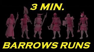 3 Minute Guide to 3 Minute Barrows Runs 2007scape [upl. by Roche715]