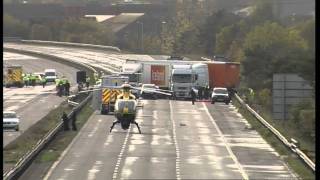 At least seven dead in horrific M5 motorway smash [upl. by Enttirb]