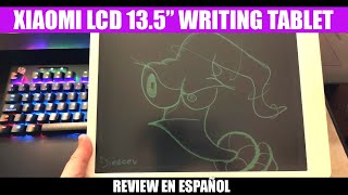 Xiaomi LCD WRITING TABLET 135 Pulgadas   Review en español [upl. by Esiouqrut]