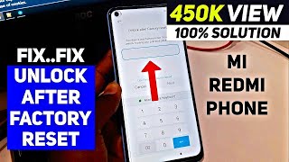 How to Unlock Xiaomi Phone After Factory Reset 2024 [upl. by Rudie]