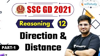 600 PM SSC GD 2021  Reasoning by Deepak Tirthyani  Direction amp Distance Part1 [upl. by Eimmat]