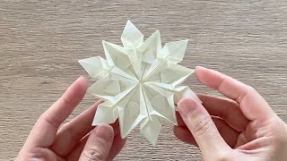 Paper Snowflake  Christmas Snowflake ❄️ [upl. by Holbrooke]