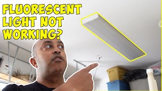 How to fix quotANYquot fluorescent Light  Ballast Replacement [upl. by Auroora]