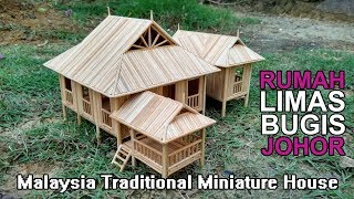 JOHOR Traditional House Replica Malaysia  Rumah Limas Bugis [upl. by Dlawso94]