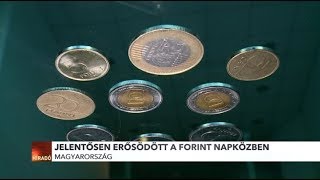 Erősödött a forint [upl. by Suryt]