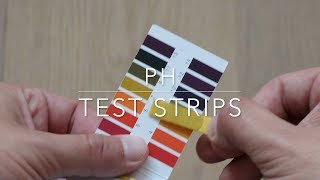 PH test strips [upl. by Marion]