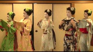 Traditional Japanese Dance by Maiko quotGionKoutaquot [upl. by Olinad]