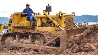 1968 Cat D6C Dozer Working [upl. by Anaher]