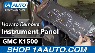 How to Replace Instrument Panel 8898 GMC K1500 [upl. by Loseff]