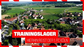 Bedingungen im Trainingslager  Hierhin reist der FC 👀  1 FC Köln [upl. by Aleacem142]