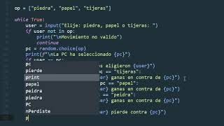 Recrear el juego de Piedra Papel o Tijera en Python [upl. by Epps]