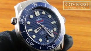 Omega Seamaster Diver 300m Steel 21030422003001 Functions amp Care Guide [upl. by Maccarthy538]