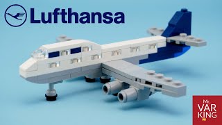 LEGO Tutorial Boeing 747 Lufthansa livery [upl. by Aneeled]