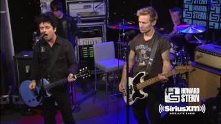 Green Day quotHolidayquot Live on the Howard Stern Show [upl. by Dean145]