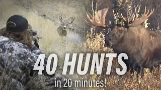 40 Rifle Hunts in 20 Minutes Eastmans’ Hunting Journal [upl. by Elatnahc]