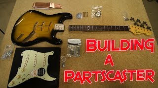 Building a Partscaster Stratocaster guitar with Fender parts [upl. by Madison]