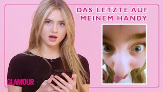 Leni Klum zeigt das Letzte auf ihrem Handy  GLAMOUR Germany [upl. by Desmond]