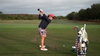 Full Little John Daly warm up  2020 PNC Championship [upl. by Efeek]