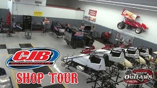 World of Outlaws Shop Tour CJB Motorsports  Carlisle PA [upl. by Sharman602]