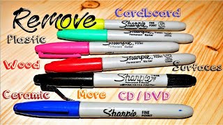 How To Remove Permanent Marker Easy Simple [upl. by Ecirtak]