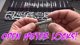 785 Power Company Meter Locks  How to Pick Them Open [upl. by Attela]