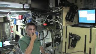 Space Station Crew Uses HAM Radio to Call Earth [upl. by Haff]