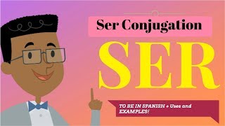 Learn Spanish  ser conjugation examples [upl. by Onia]