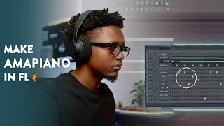 FL Studio 21 Beginner  Amapiano Tutorial [upl. by Washburn]