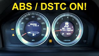 2013 Volvo XC 60 ABS  DSTC dash light on [upl. by Oinafipe]