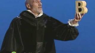 Sesame Street Patrick Stewart Soliloquy on B [upl. by Enirehtac601]