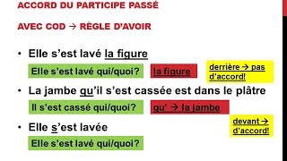 Laccord du participe passé des verbes pronominaux [upl. by Ramos593]