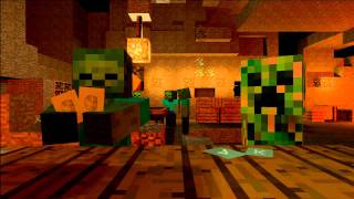 Mob Saloon  Minecraft Animation [upl. by Kensell]