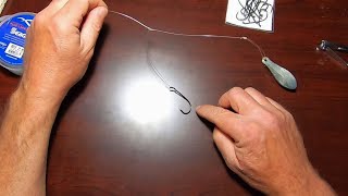 How To Tie A Simple Rig And Catch Lots of Bottom Fish [upl. by Elyad]