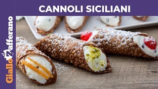 CANNOLI SICILIANI RICETTA ORIGINALE [upl. by Jannel]