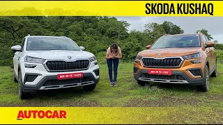 Skoda Kushaq review  Aiming to be king of the midsize SUV ring  First Drive  Autocar India [upl. by Fabio]