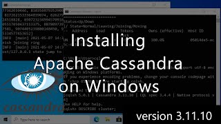 Installing Apache Cassandra on Windows in 2021 [upl. by Karon229]