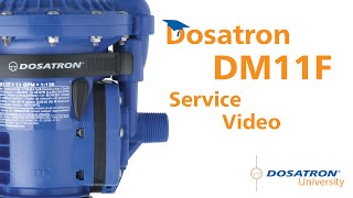 Dosatron DM11F Service Video [upl. by Peednas39]