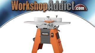 Ridgid 6 18quot Jointer JP06101 Review [upl. by Jenda]