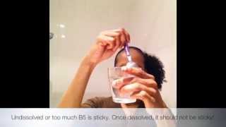 Part 1 of 2 Make Liquid Panthenol Using B5 Powder [upl. by Yahsed]