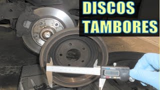 CUANDO cambiar discos y tambores de Frenos [upl. by Ateuqram737]