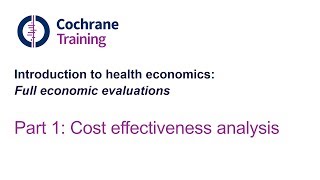 Cost effectiveness analysis [upl. by Eimot]