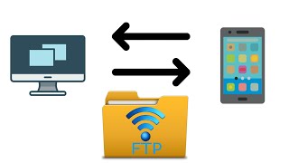 Wireless File Transfer between PC amp SmartPhone  WiFi Ftp Server [upl. by Raleigh615]